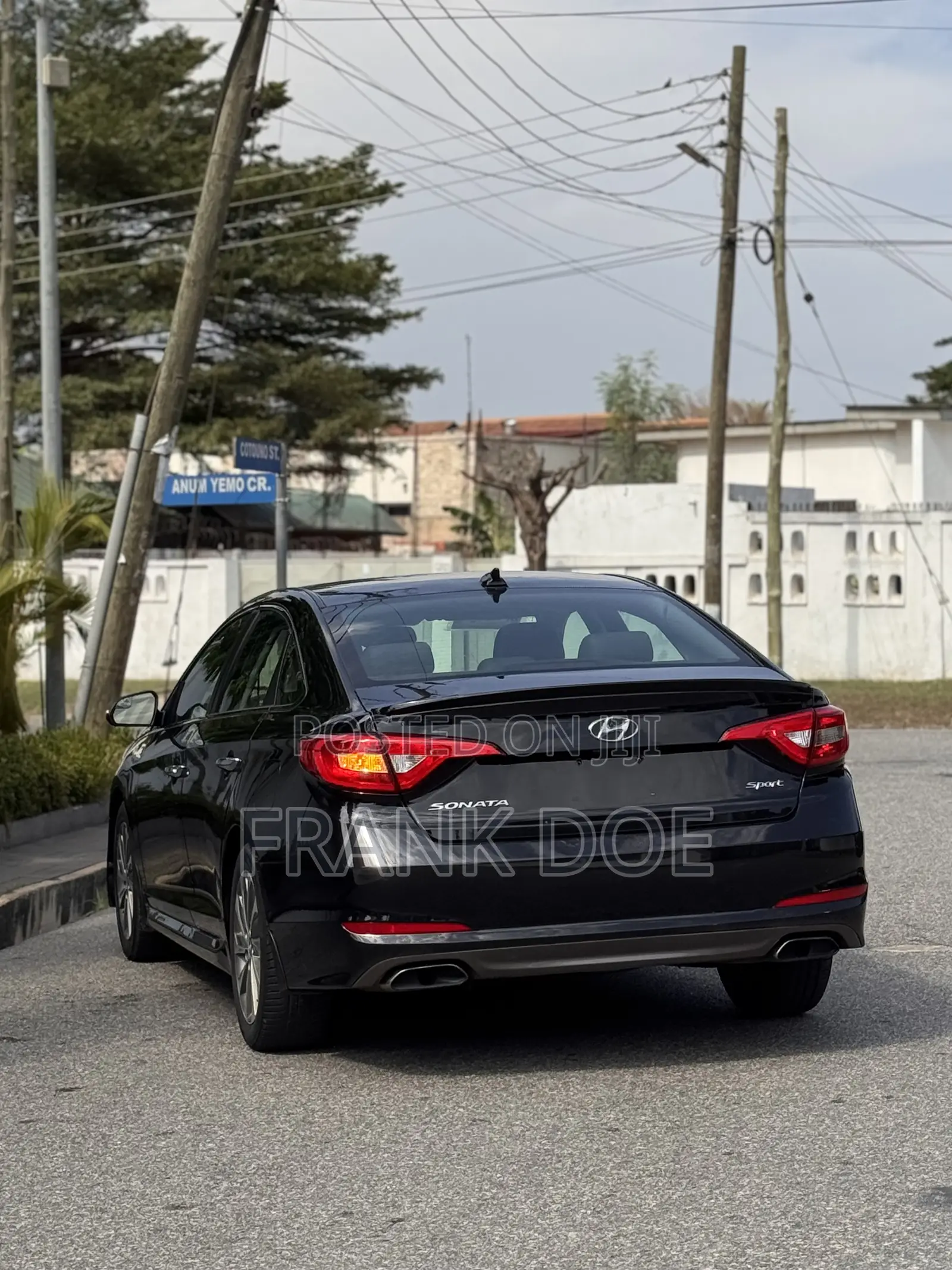 Hyundai Sonata Sport Sedan FWD (2.4L 4cyl 6A) 2016 Black