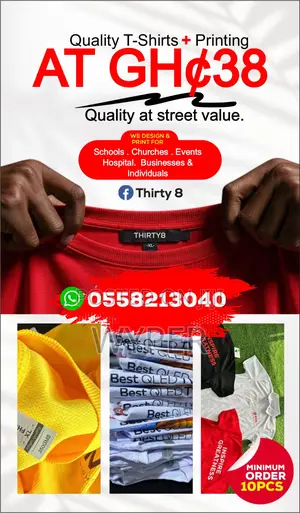T-Shirt Promotion 38cedis