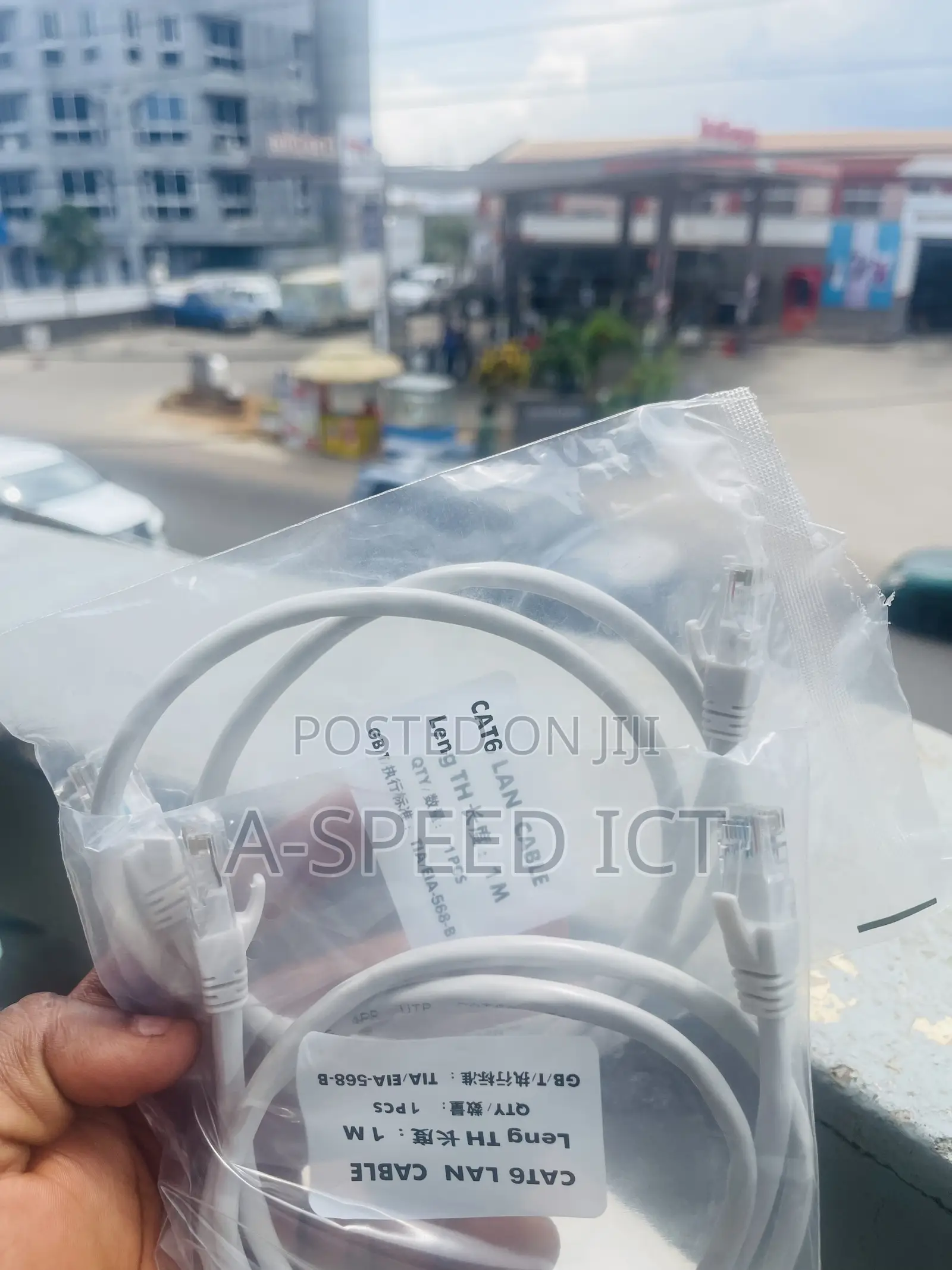 Cat6 Patched Lan Cable 1m