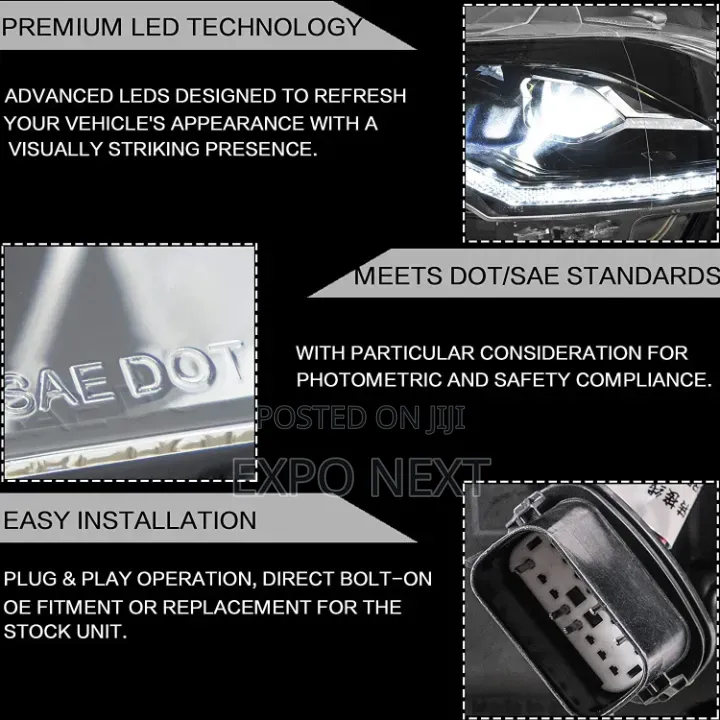 Ford Mustang 2018 -2020 With Plug-and-Play Headlight