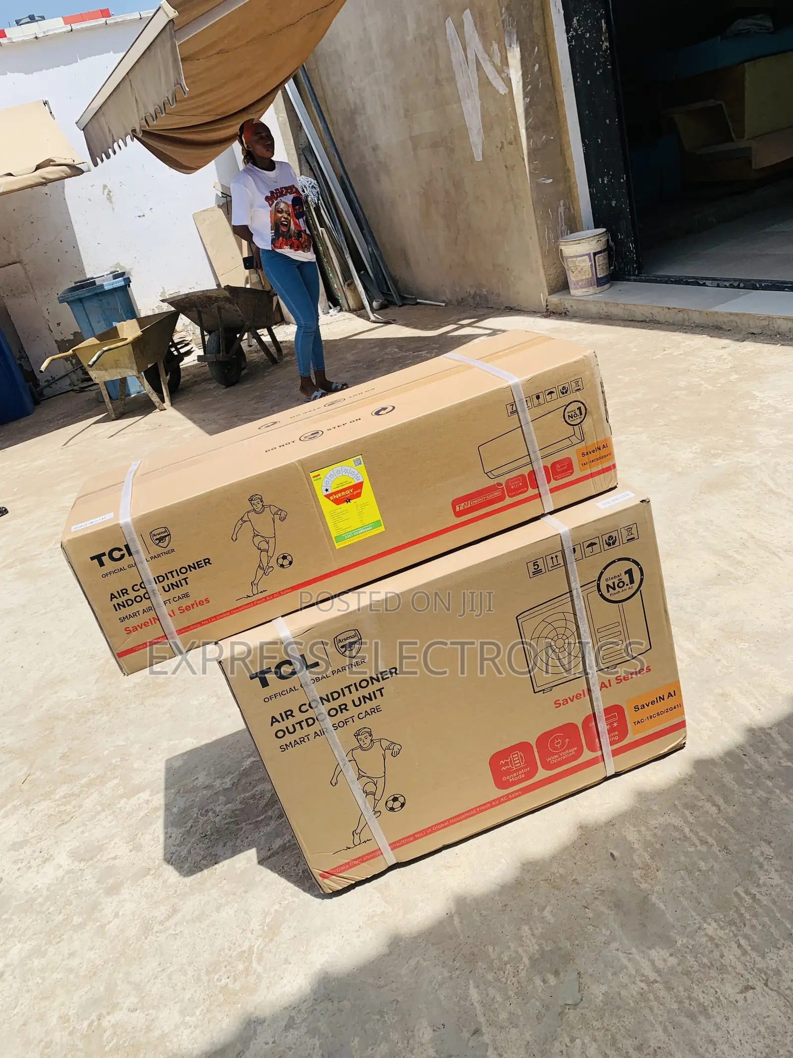Lovely New White 2.0hp TCL R410 Gas Air Conditioner