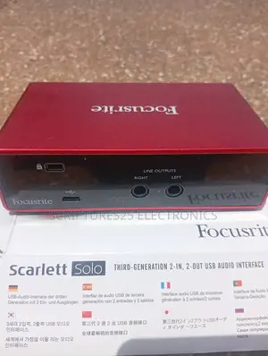 Focusrite Scarlet Solo 3rd Gen 2in2 Sound Card