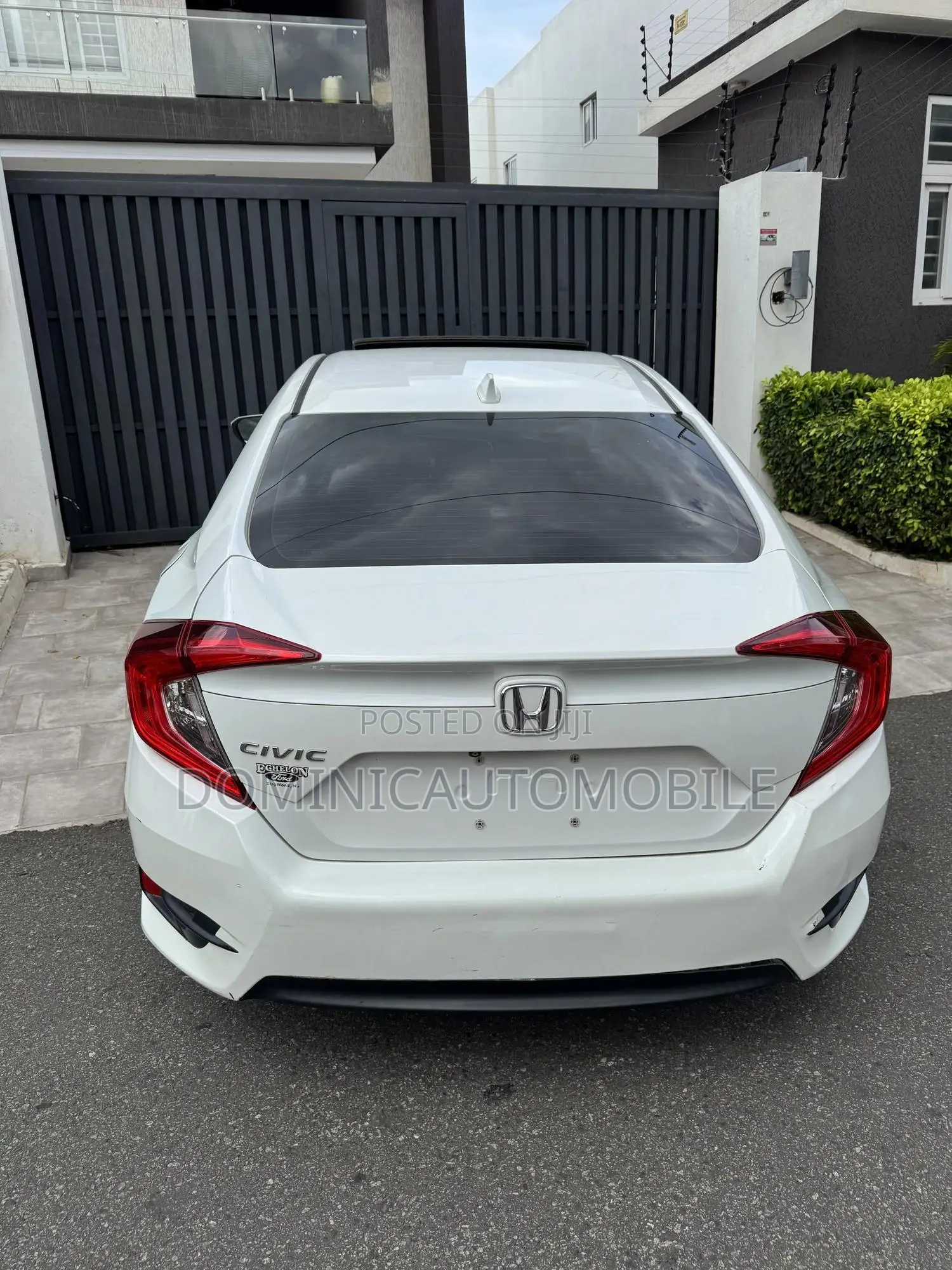 Honda Civic EX 4dr Sedan (2.0L 4cyl) 2017 White