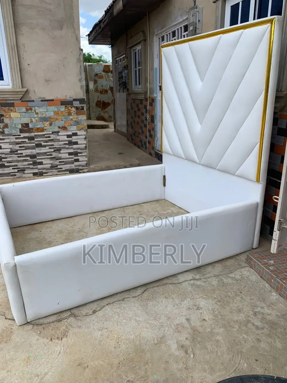 Leather Double Bed Frame