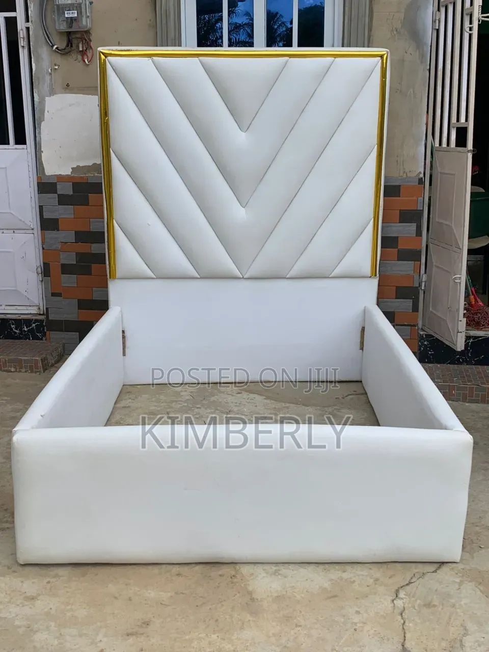 Leather Double Bed Frame