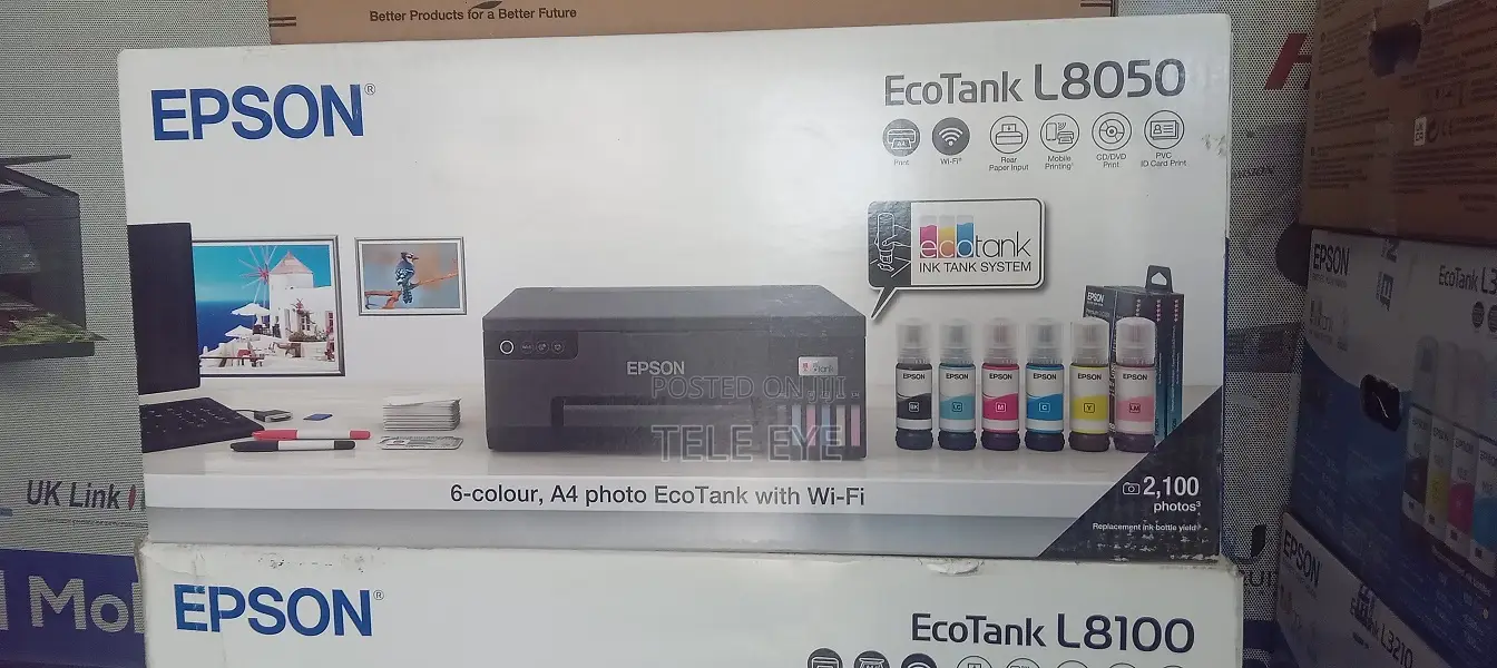 Epson Ecotank Six Colors L8050 Printer