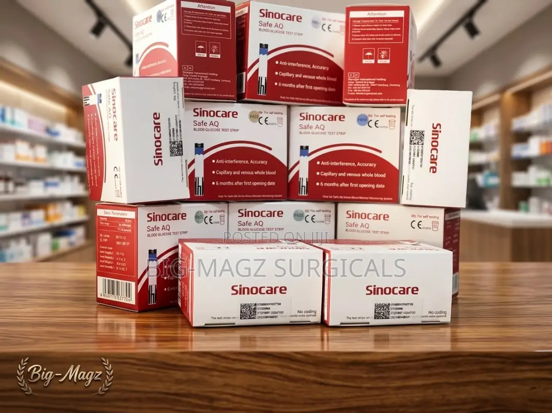 Sinocare Safe Aq Blood Glucose Test Strip