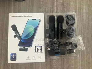 Wireless Lavalier Microphone - For iPhone, Type C and Laptop(Usb)