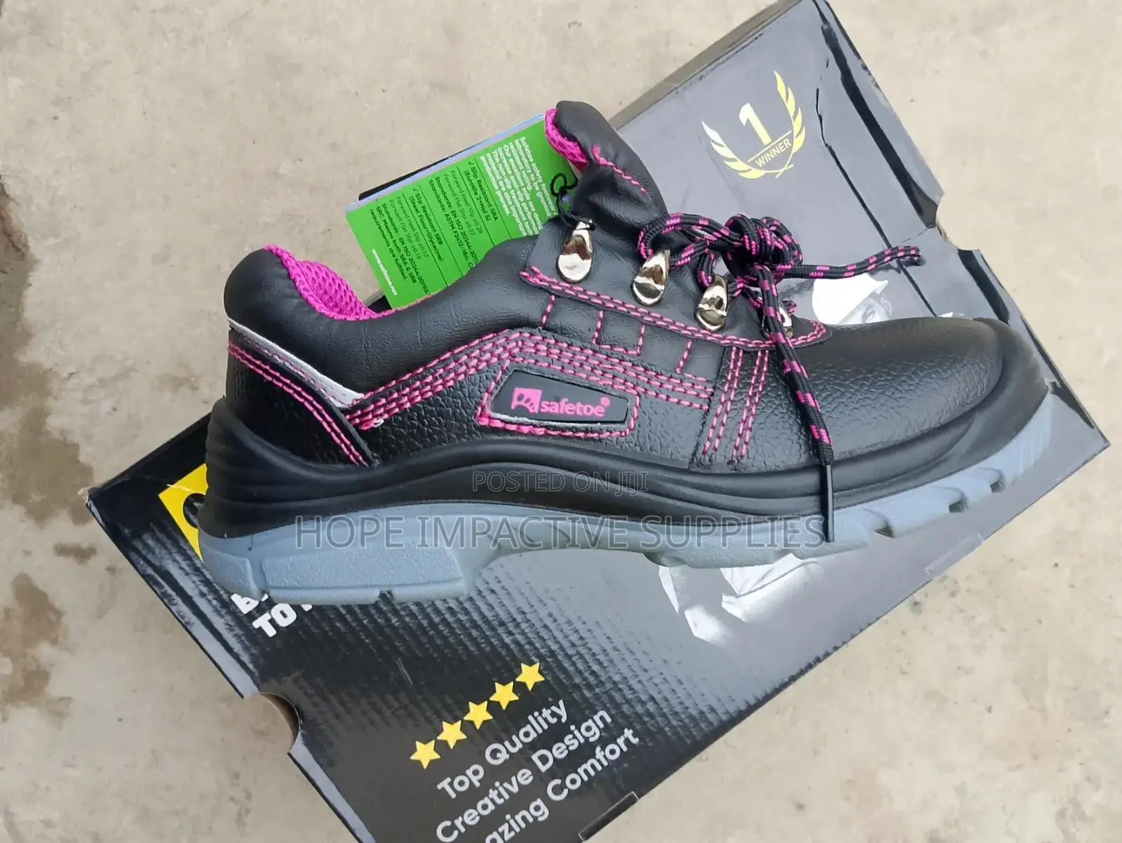 Womens Safety Boots < > Safetoe.