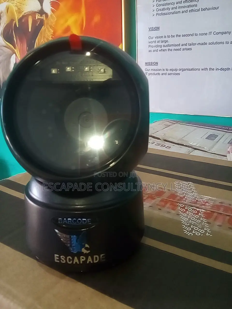 Escapade Barcode Scanner 2d