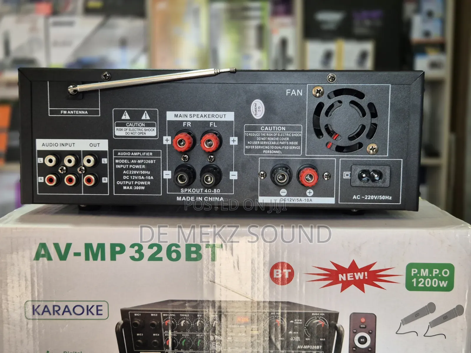 Bluetooth Power Amplifier (Av–Mp326bt)
