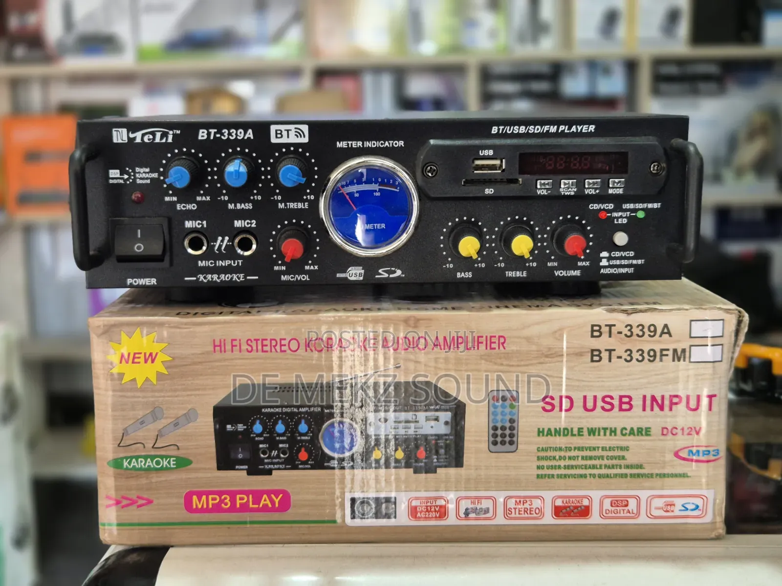 Hi Fi Stereo Karaoke Audio Amplifier