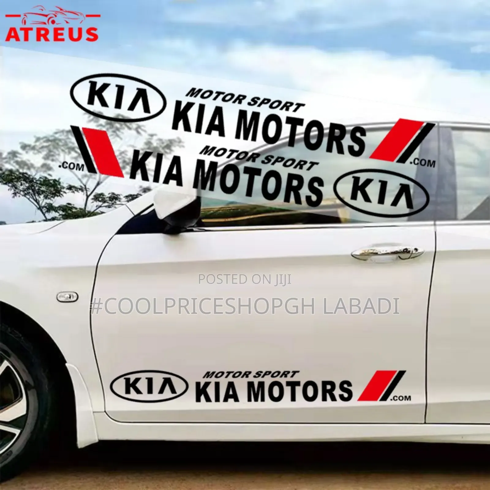 Car Stickers Auto Door-Side Body Decor