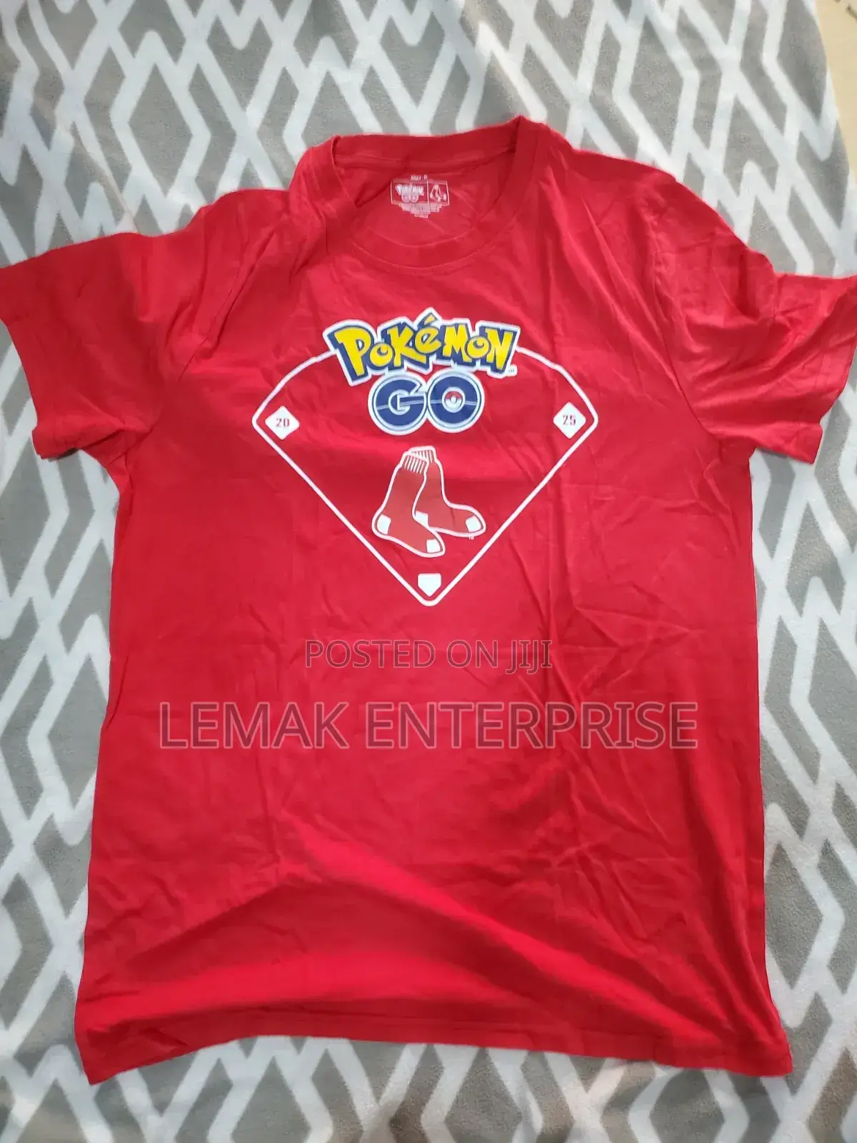 Boston Red Sox Pokémon Go Fenway Park 2025 T-Shirt.