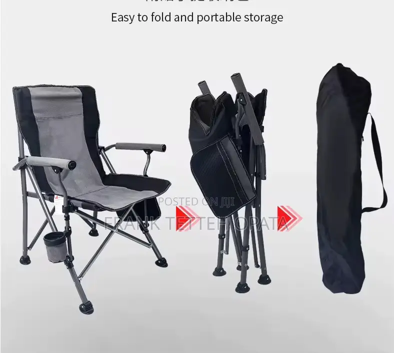 Outdoor Foldable Chair With Arm Rest