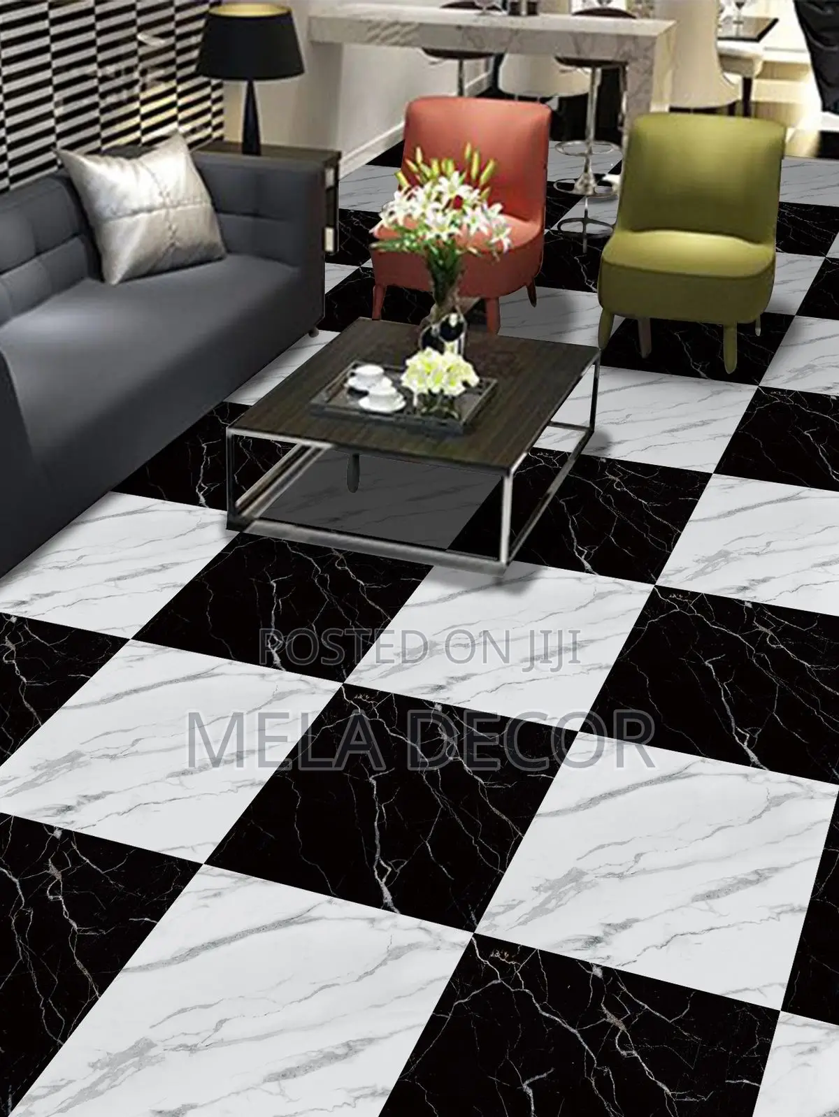 Quality 60 by 60 Self Adhesive Square Floor Tiles