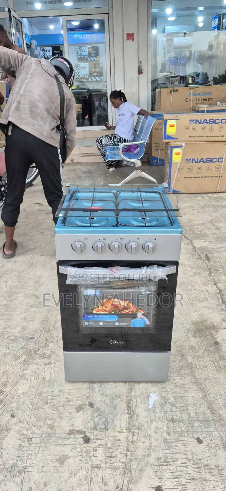 Quality Midea Gas Cooker 50by50 With Oven for Sale