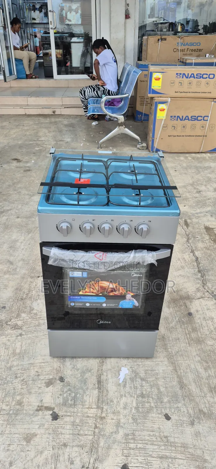 Quality Midea Gas Cooker 50by50 With Oven for Sale