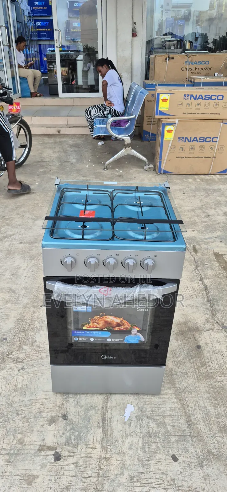 Quality Midea Gas Cooker 50by50 With Oven for Sale