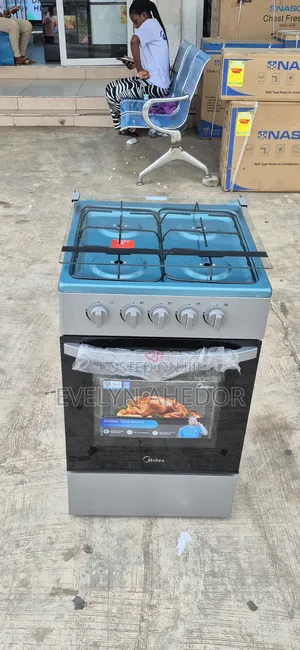 Gray Colour of Midea Gas Cooker 50by50 Available