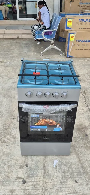 Gray Colour of Midea Gas Cooker 50by50 Available