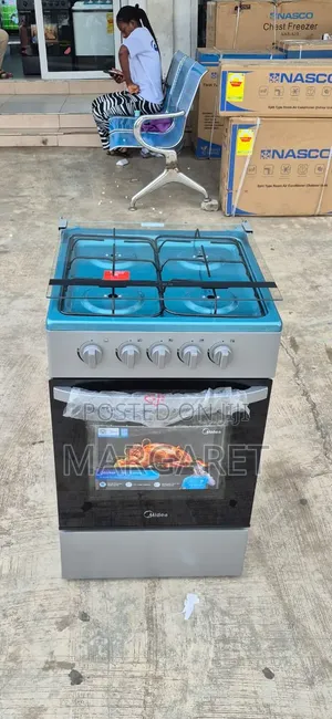 Cooking Make Easy Midea 50 by 50 4 Burners and Oven