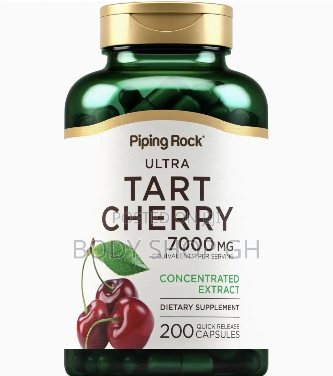 Piping Rock Tart Cherry Extract Capsules | 200 Pills | Ultra Strength