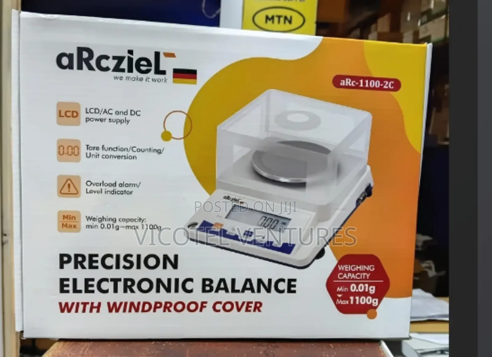Precision Electronic Balance With Windproof Cover