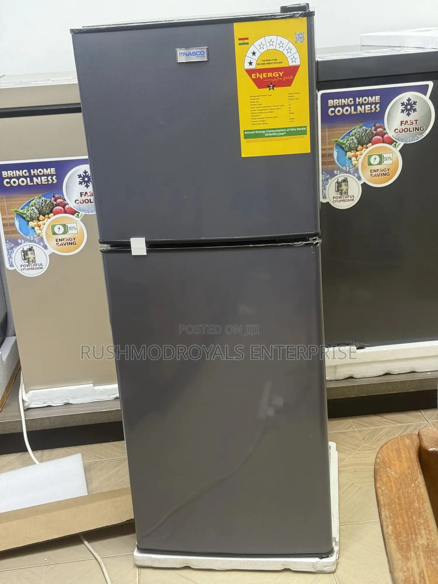 Nasco Top Freezer Fridge Nasf2-13fl 112liters