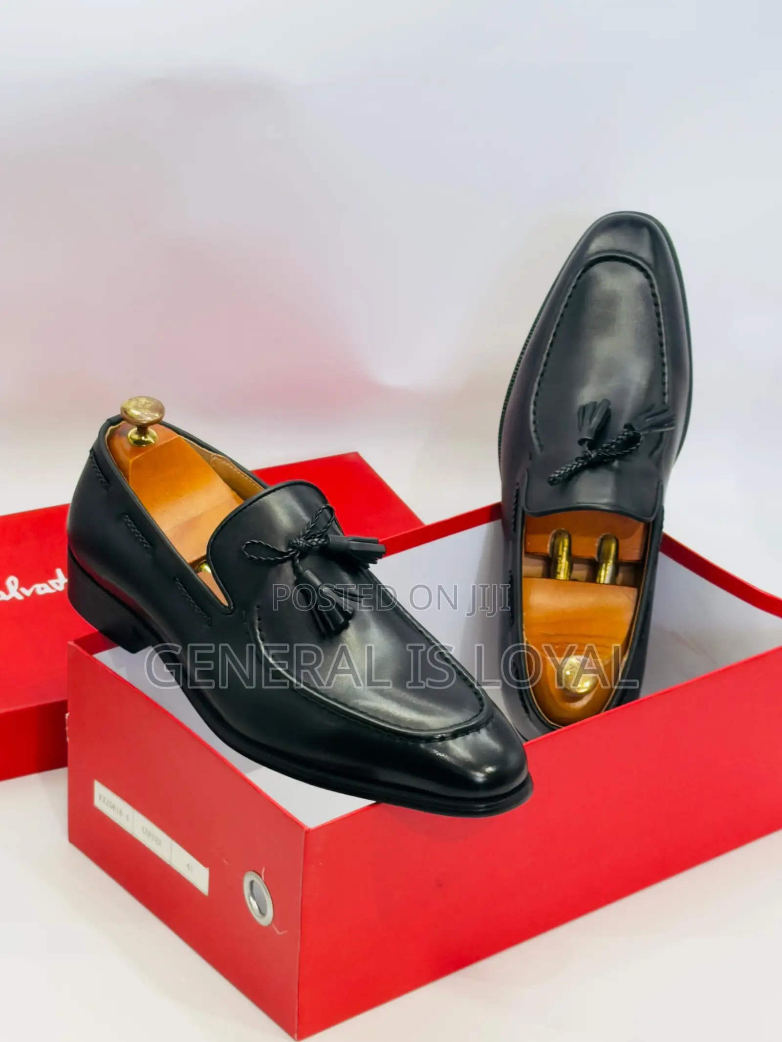 Ferragamo Ring My Bell Men Leather Loafers Shoe