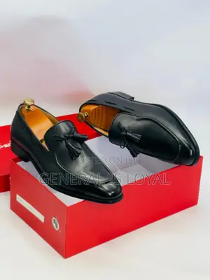 Ferragamo Ring My Bell Men Leather Loafers Shoe