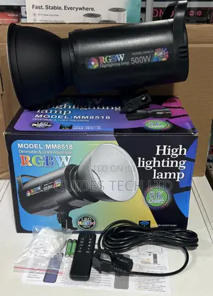 500w RGBW Cob Led Studio Light, Professional Mm8518 Highlighting Lamp
