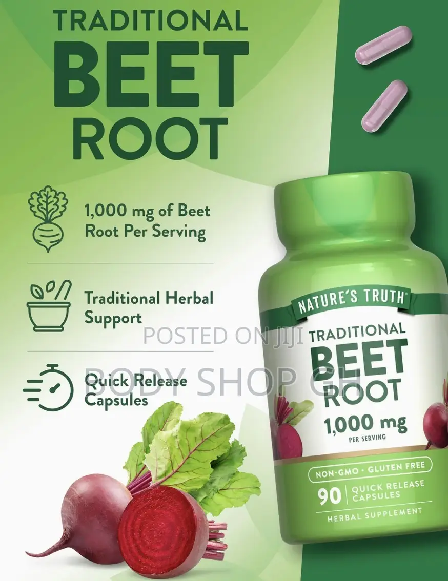 Nature's Truth Beet Root Capsules | 1000mg | 90 Pills |