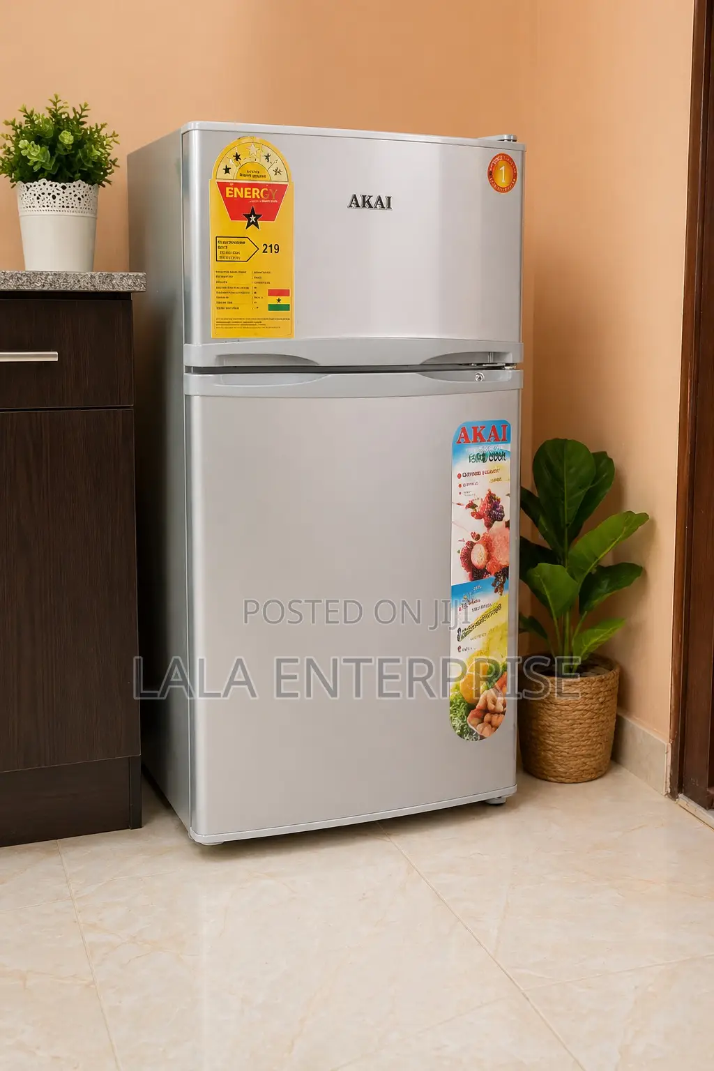 Akai Double Door Fridge for Sale