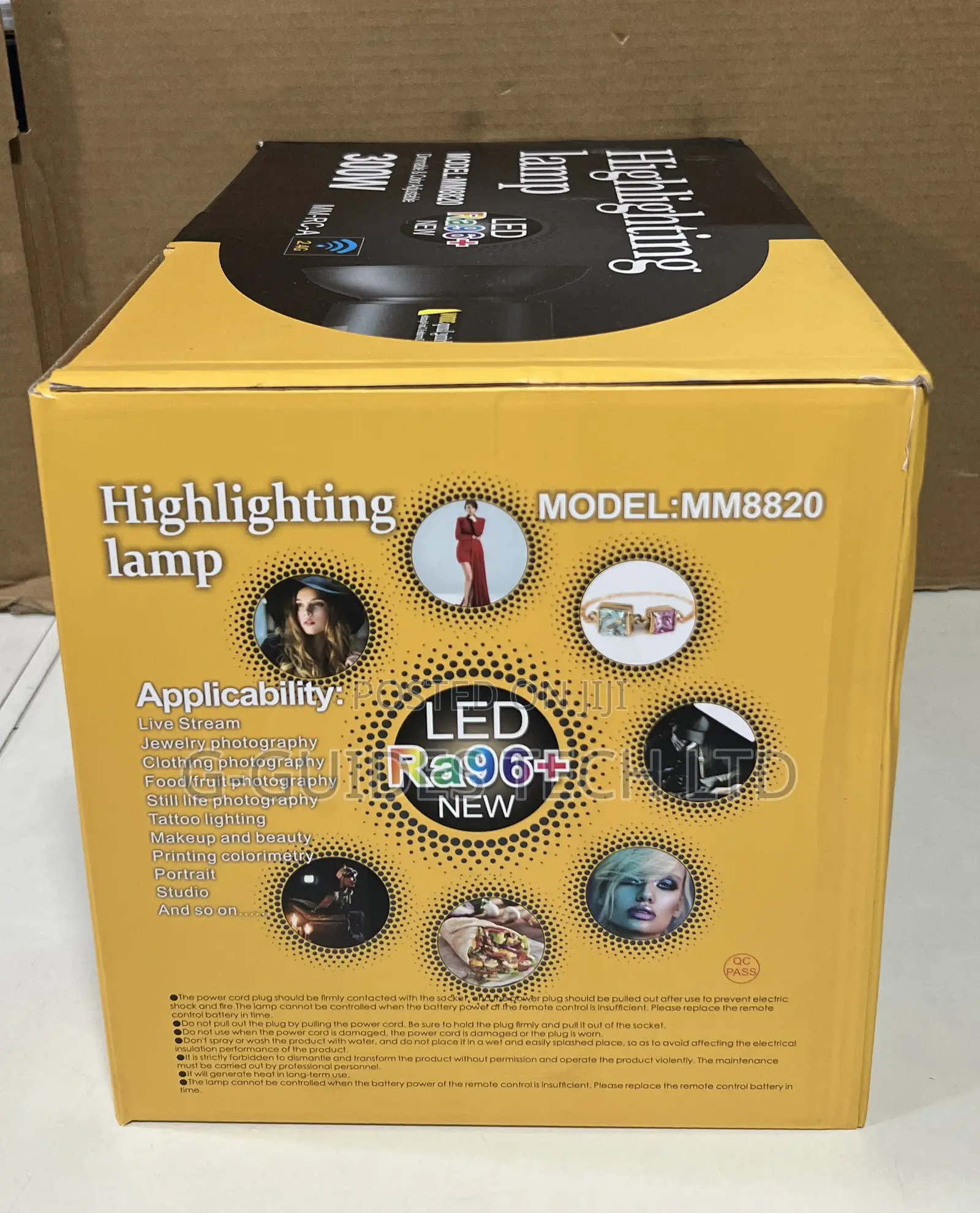 300w Professional Led Video Light, Mm8820 Highlighting Lamp