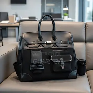 Executive Luxe Multi-Pocket Tote Bag Available in Colors