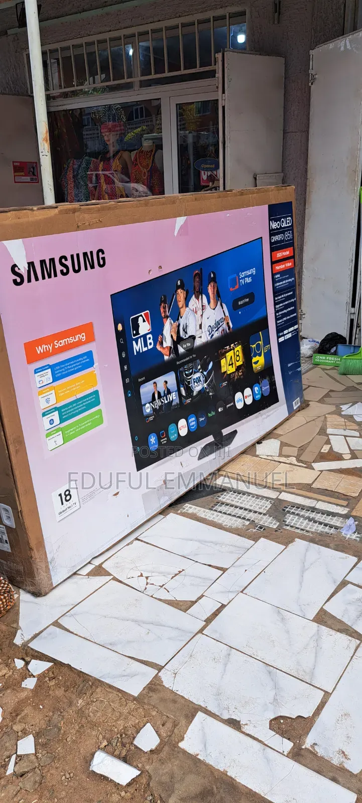 Samsung 85" Class Neo Qled Qn90f Miniled Titan Black Uhd Smart Ai