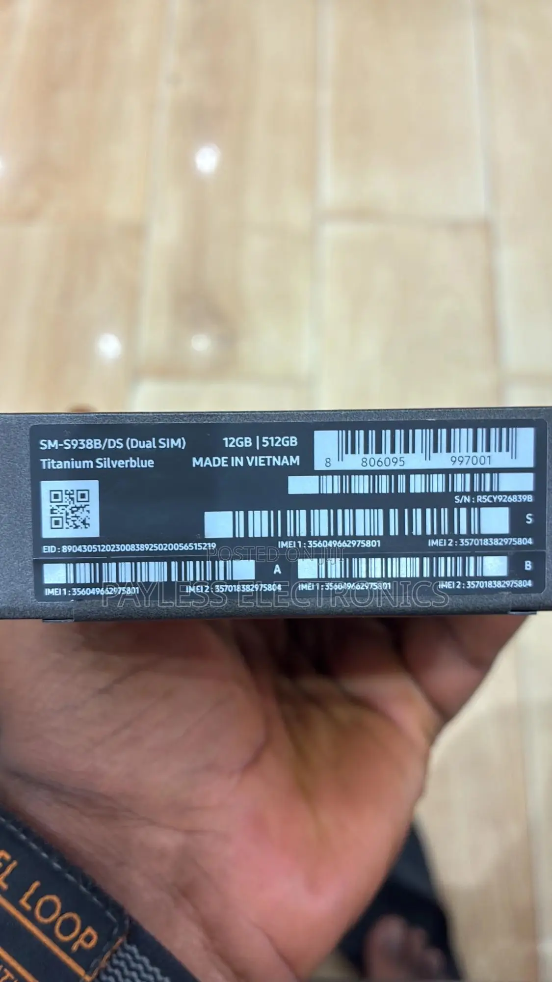 New Samsung Galaxy S25 Ultra 256 GB Blue