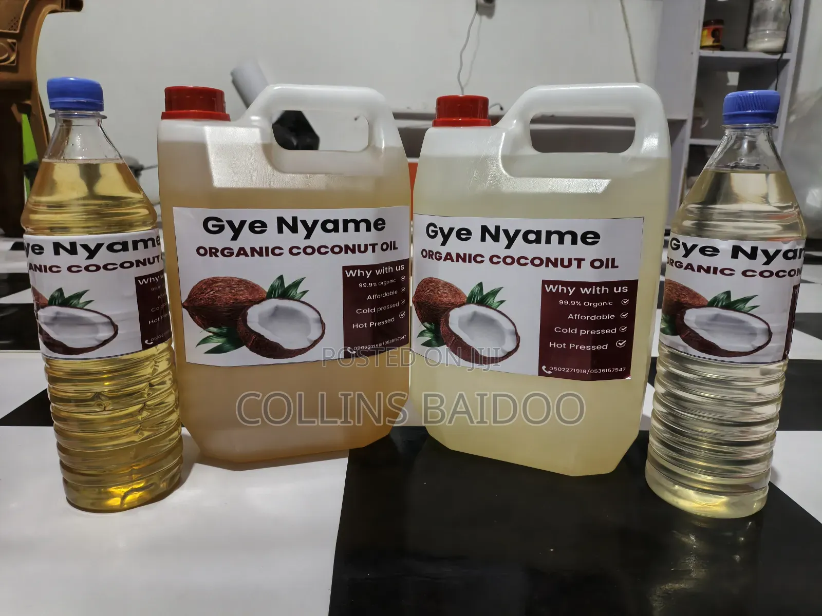 Gye Nyame Organic Coconut Oil