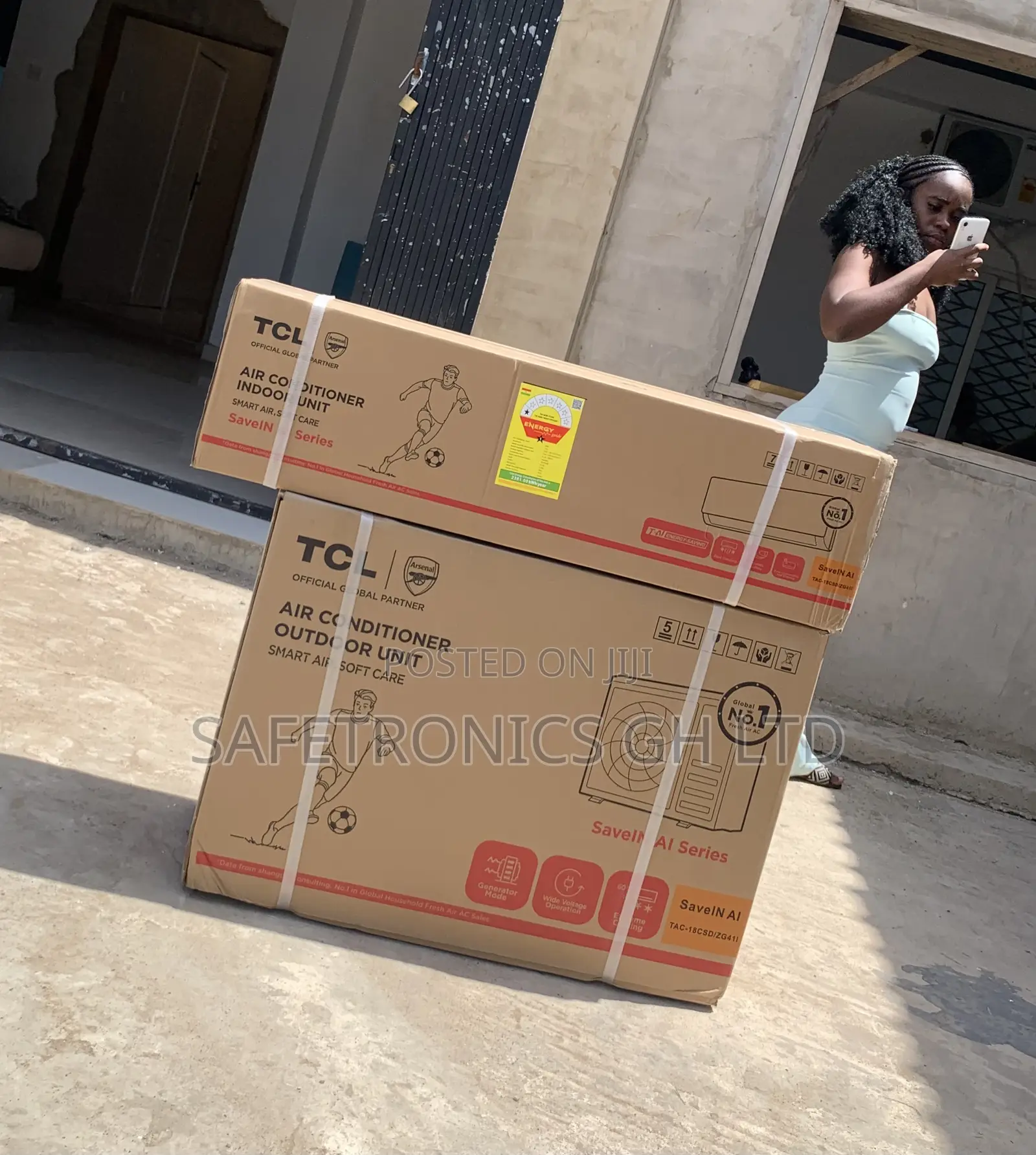 Neatly Sealed TCL 2.5hp Split Air Conditioner