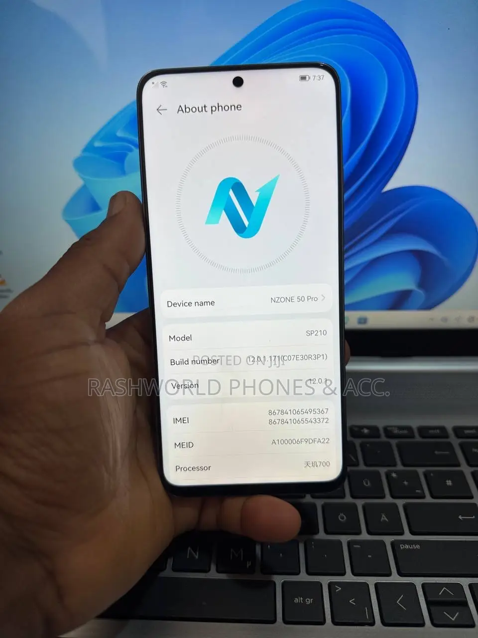 Huawei Enjoy 50 256 GB Blue