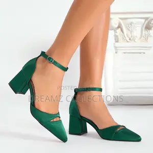 Cutout Strap Block Heel