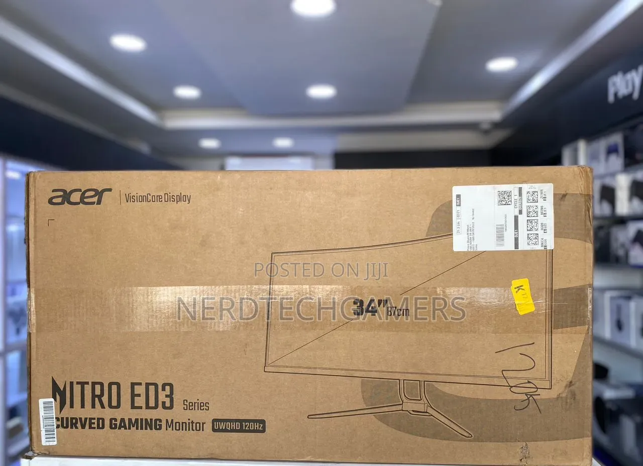 Acer Nitro Ed3 Curved Gaming Monitor 34inch