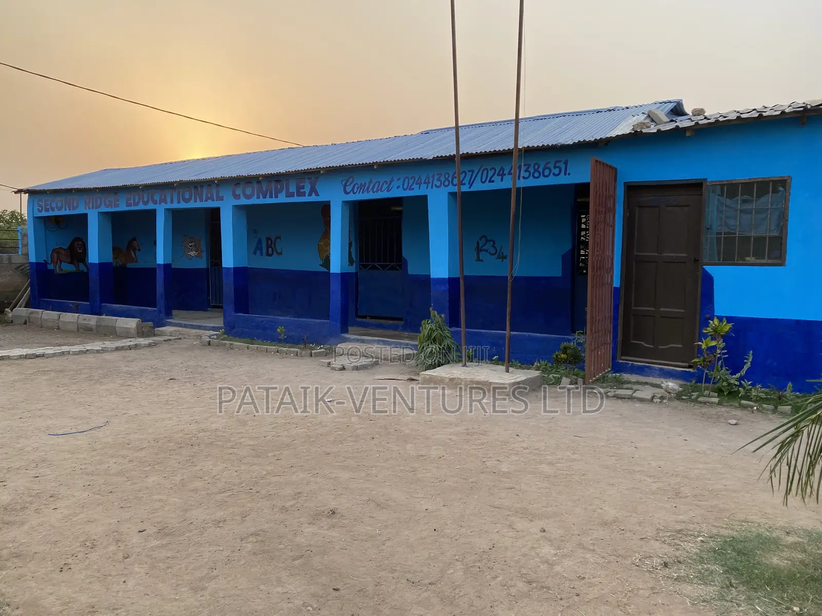 Two Plots Of Land With 6 Classroom Blocks, An Office