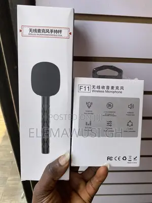 3in1 Handheld Microphone Kit 2 Mics and Lapel Holder for Phone Camera