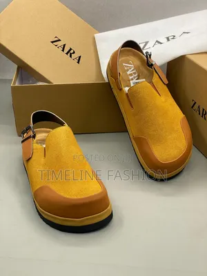 Quality Zara Men's Luxury Sandals Brown Colour Size 39_46