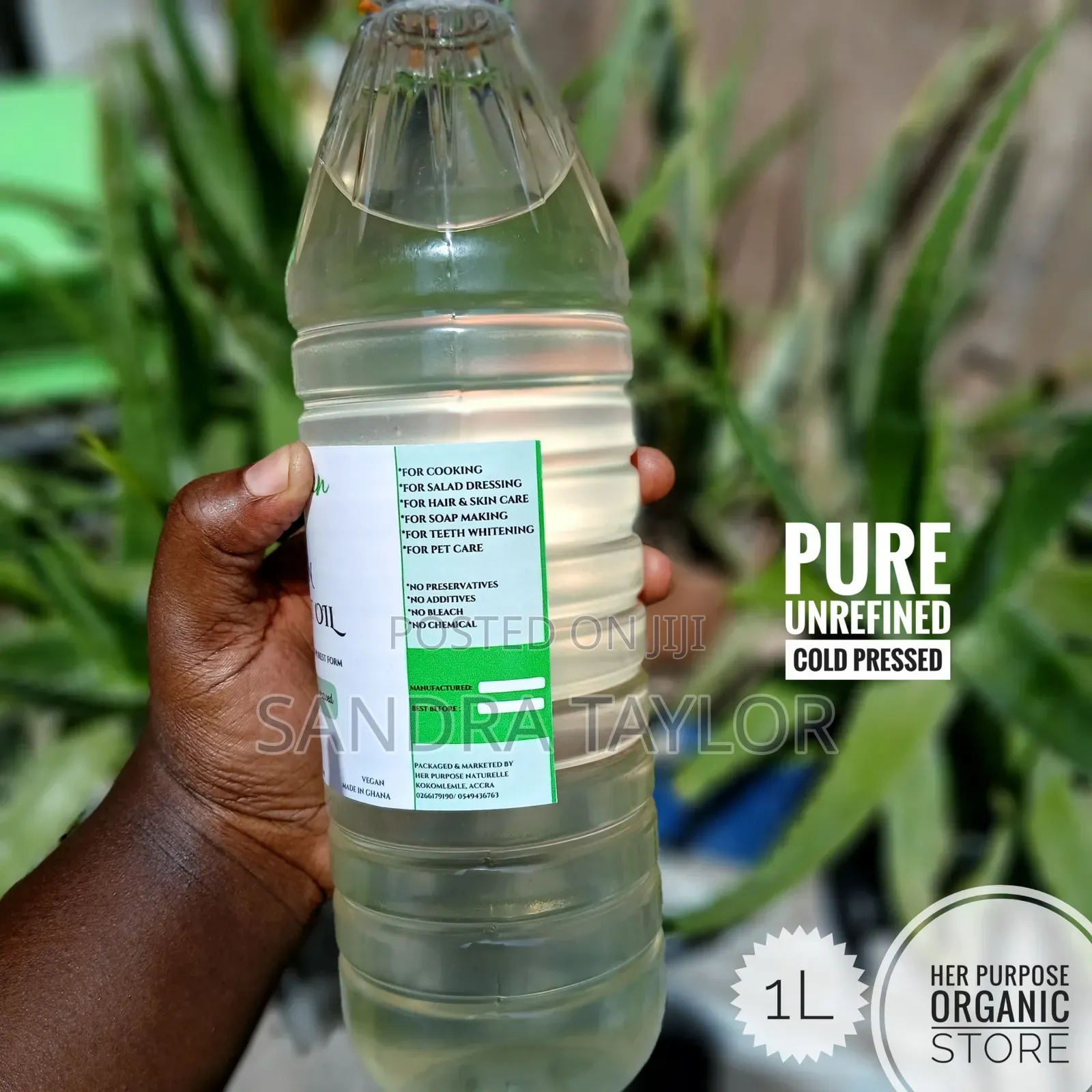 Virgin Coconut Oil (Cold Pressed) 1l