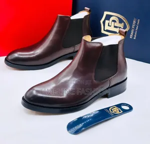 Frank Perry Ankle Boots Coffee Brown Easy Wear