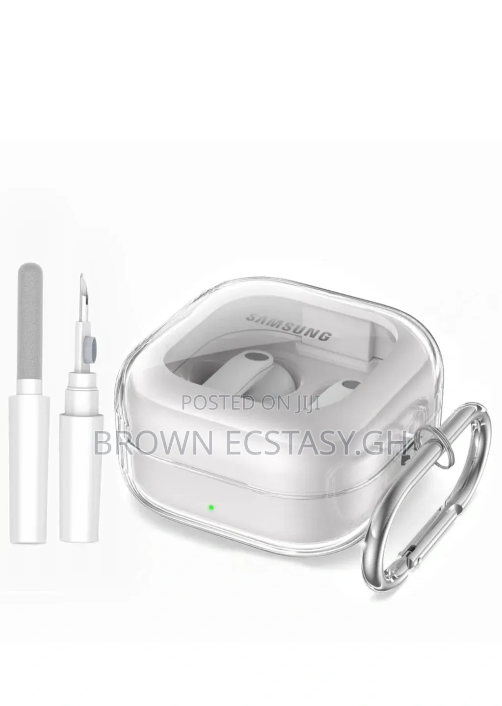 Samsung Galaxy Buds 4/ Buds 4 Pro Transparent Case and Cleaning Stick