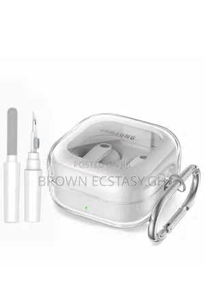 Samsung Galaxy Buds 4/ Buds 4 Pro Transparent Case and Cleaning Stick